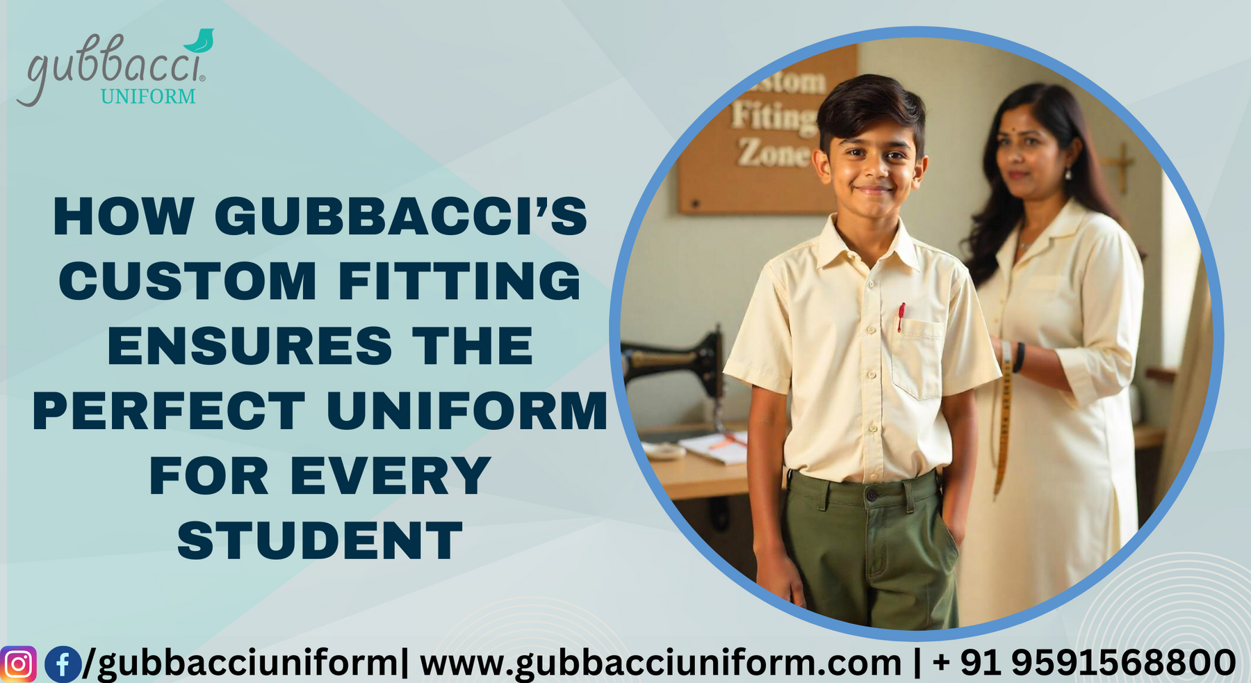 How Gubbacci’s Custom Fitting Ensures the Perfect Uniform for Every Student