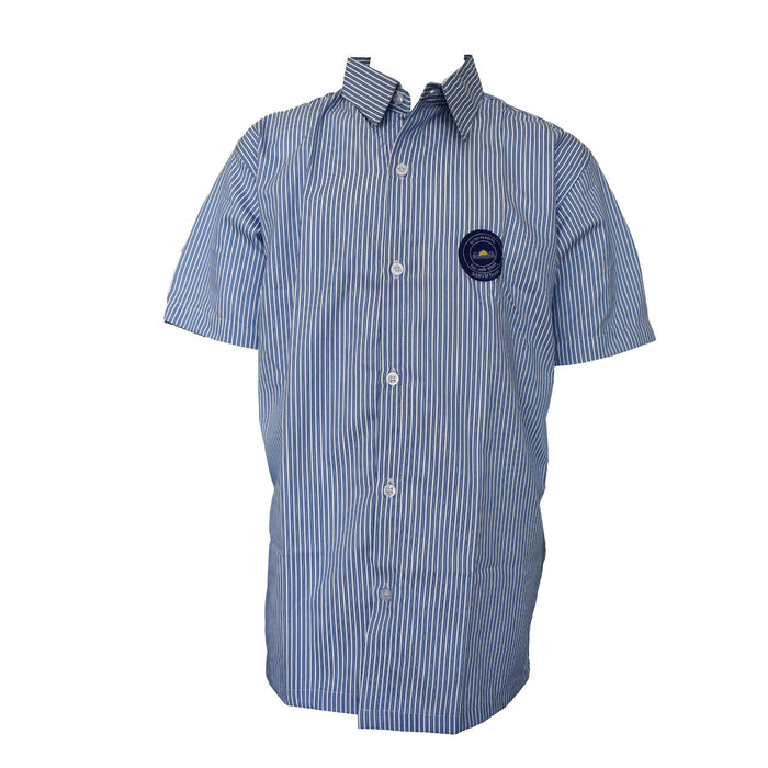 SSA Boys Blue Formal Shirt CUSTOM (3rd Std - 10th Std)