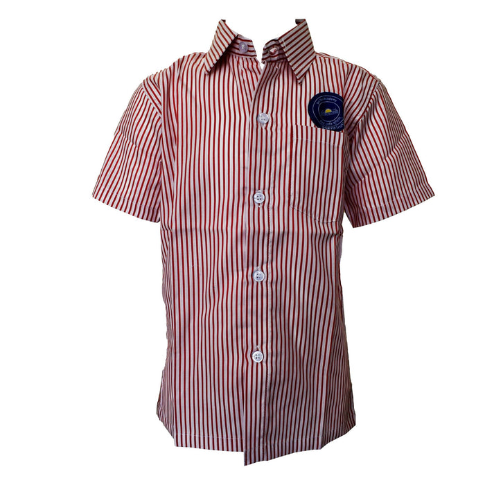 SSA Boys Red Formal Shirt (Nursery Std - 2nd Std)