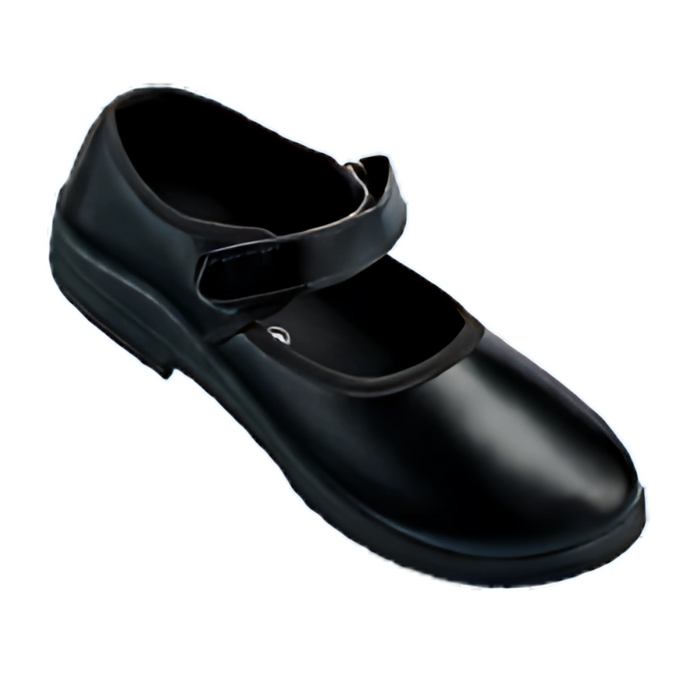 Vasavi Paragon Girls Black School Shoes