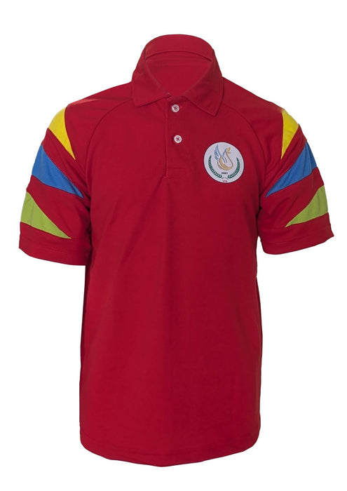 VIS Red House T-Shirt - 1st Std to 10th Std