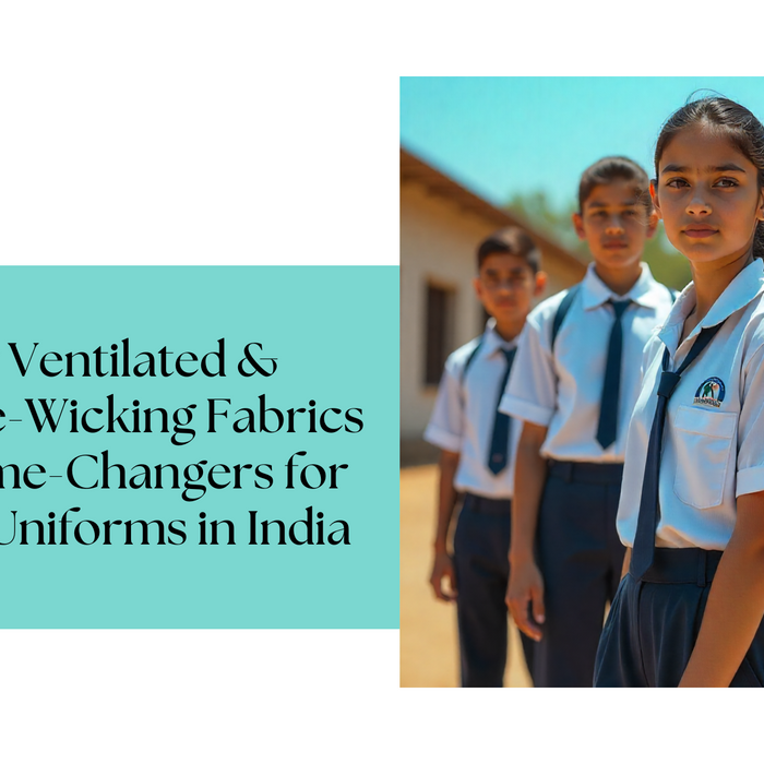 Why Ventilated & Moisture-Wicking Fabrics Are Game-Changers for School Uniforms in India