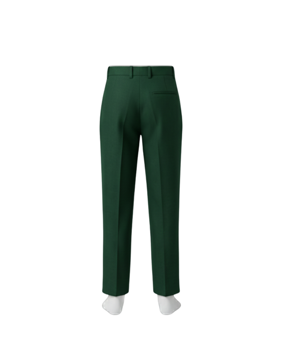 SPS Boys Green Formal Pants (8th Std - 10th Std)