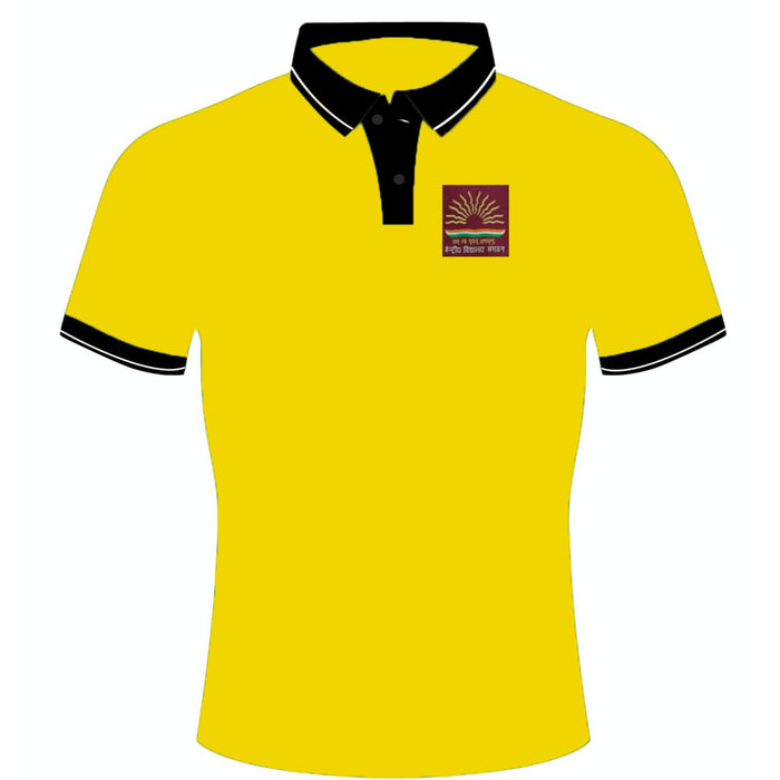 Yellow Polo T-Shirts for School