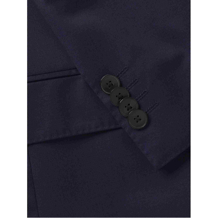 Gubbacci Classic Suit Navy Blue - Fabric