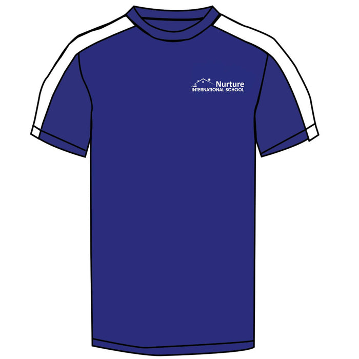 Nurture Blue Sports T-Shirts (Nursery Std - 8th Std)