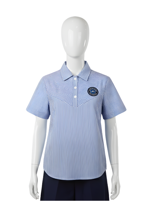 SSR Girls Blue Stripe Top