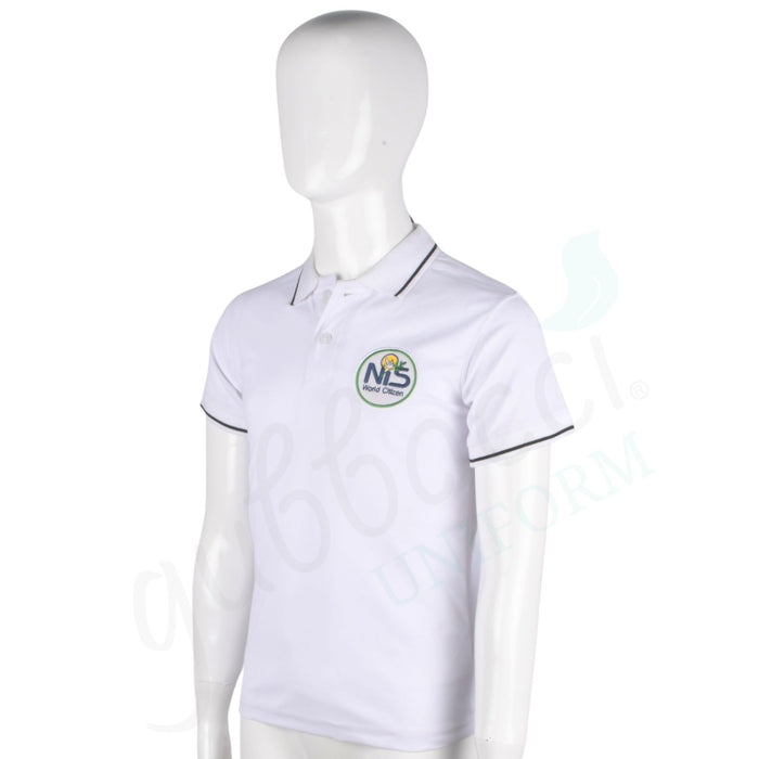 Nurture White Polo T-Shirt (Nursery Std - 8th Std)