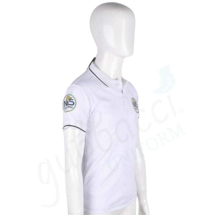 Nurture White Polo T-Shirt (Nursery Std - 8th Std)