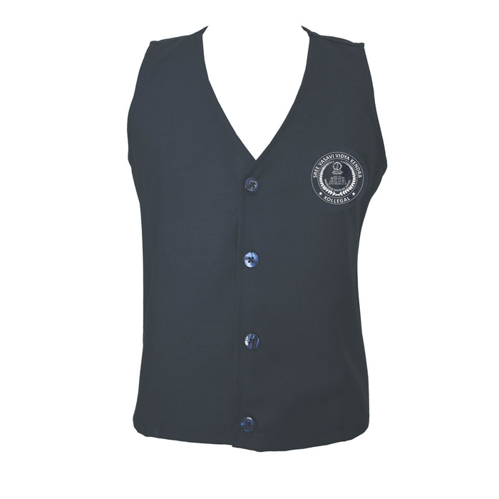 Vasavi Charcoal Grey Waistcoat (5th Std - 10th Std)