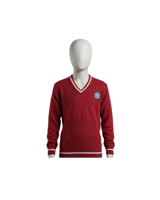 SSR Unisex Maroon Sweater