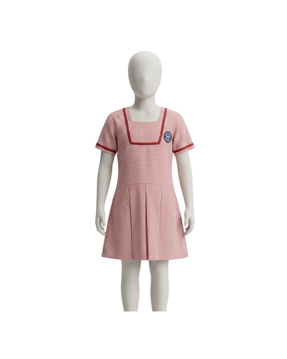 SSR Girls Red Aline Frock